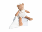 Doudou Dárková sada - plyšová hračka medvídek s dečkou 28 cm