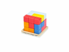 Bigjigs Toys Dřevěná skládací kostka