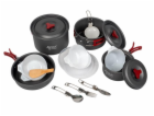 Sada nádobí Acra C22 camping set alluminium pro 3-4 osoby