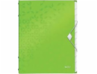 Leitz Folder s gumičkou 12 oddílů A4 200k zelená 46340054...