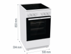 Sporák Gorenje Keramický sporák GEC5A41WG