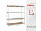 Kreator KRT674005 - Kovový regál 180 x 160 x 60cm, 4 poli...