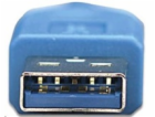MANHATTAN Kabel USB 3.0 A-A prodlužovací 2m, modrý