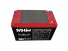 Baterie MHPower 6-DMF-24 Trakční gelová, 12V/24Ah, Termin...