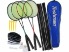 Badmintonový set Techman pro 4 osoby + 2 míčky