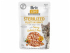BRIT Care Cat Sterilized Salmon&Tuna Pouch - mokré krmivo...