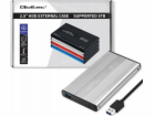 Qoltec Bydlení | HDD SSD 2,5" SATA3 | USB 3.0 | Stříbrný