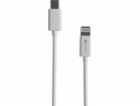 Natec Lightning (M)->USB-C (M) Kabel 1m MFI Prati White