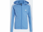 Mikina Adidas Dívčí mikina adidas 3 Stripes Full-Zip Hood...