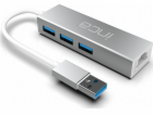 HUB USB Inca INCA adaptér IUSB-03T Type-A > 3xUSB-A, 1xRJ...