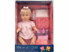NO NAME Panenka DollsWorld Olivia 38 cm pije/čůrá 78402 8...