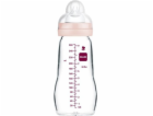 MAM Skleněná lahev 260ml pro dívku