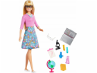 Mattel Panenka Barbie Učitelka s notebookem GJC23