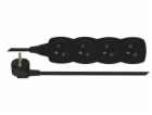 Emos prodlužovací šňůra P0415C - 4 zásuvky, 5m, černá