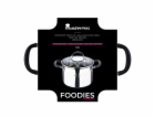 Hrnec s poklicí nerez FOODIES 20 cm 4 litry BGMP-1505-BK