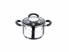 Hrnec s poklicí nerez FOODIES 16 cm 1,8 litru BGMP-1504-BK