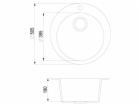 Automatická pračka Aquasanita Clarus SR100-110W 50,5x50,5...