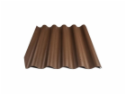ETERNIT Vlnitý plech BANGA 5B, 875 x 920 mm, hnědý