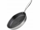 Elitehoff OCELOVÁ PÁNEV 30 CM S VOŠTINOVÝM POVLAKEM E-7550