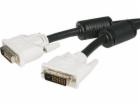 StarTech DVI-D - DVI-D kabel 3m bílý (DVIDDMM3M)