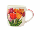 Hrnek 300 ml tulipány porcelán