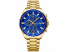 Giewont Pánské hodinky Chronograf Sapphire Gold Blue GW72...