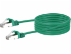 Schwaiger Schwaiger CAT6 Netzwerkkabel, S/FTP, 1,0 m, zelená