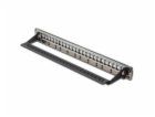 Digitus Modulares Patchpanel, 24-Port (schwarz, 1 HE, für...