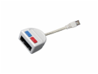 Rozdvojka počítač/počítač 2 x RJ45 UTP T-MOD 3-U5 Solarix...