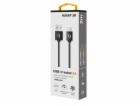 ALIGATOR datový kabel 2A, USB-C, délka 2m, černá