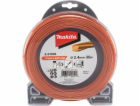 Makita E-01806 struna nylonová 2,4mm, oranžová, 30m, spec...