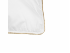 Polštář Masterjero Premium Fauxdown LOW, bílý, 50 x 70 cm