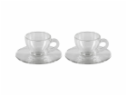Bialetti Moka-Cup Set Glass  ISTITUZIONALE 2 Cups