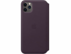 Apple Leather Folio Case pro iPhone 11 Pro Max – švestkový