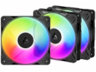 ARCTIC P12 Pro Reverse A-RGB ventilátor 120mm - 3 Pack