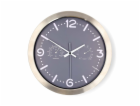 Nedis CLWA5226SS - Nástěnné hodiny | Průměr: 300 mm | Ner...