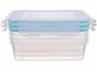 MagicHome Lunchbox, obdélníkový, Clip, sada 3 ks, 1350 ml...