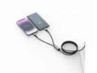 Swissten nabíjecí kabel 2v1 100w USB-C / 2x USB-C 1,5 m č...