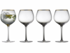 NoName Sklenice na gin 570 ml, 4 kusy, zlaté (12061)