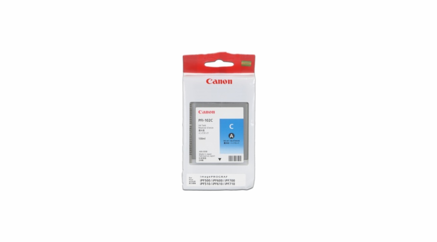 Canon 0896B001 - originální CANON INK PFI-102 CYAN iPF-500, 600, 700