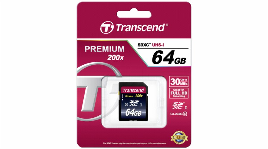 Transcend SDXC 64GB Class 10