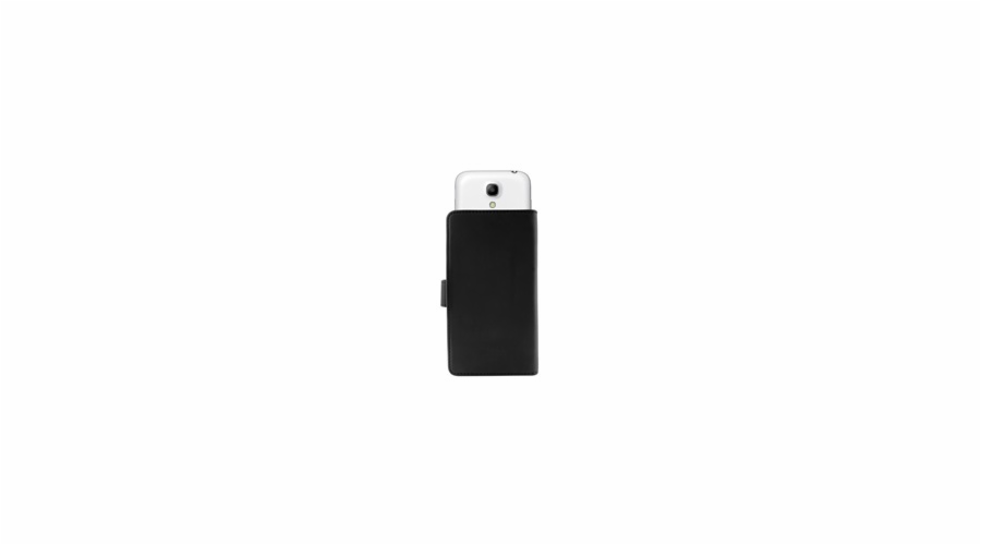 Puro flipové pouzdro s nastavitelnými konzolami a přihrádkou na karty pro zařízení 5,1" (velikost XL), černá