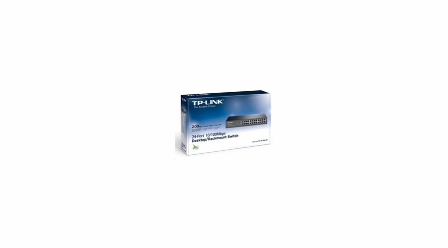 TP-Link switch TL-SF1024D (24x100Mb/s, fanless)