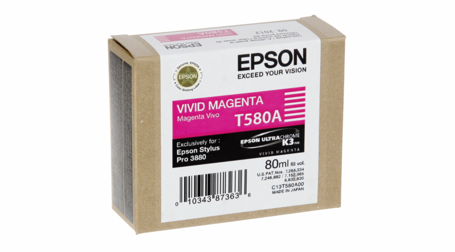 EPSON ink bar Stylus Pro 3880 - vivid magenta (80ml)