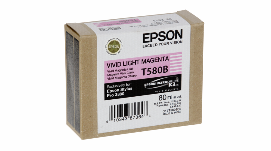 EPSON ink bar Stylus Pro 3880 - vivid light magenta (80ml)