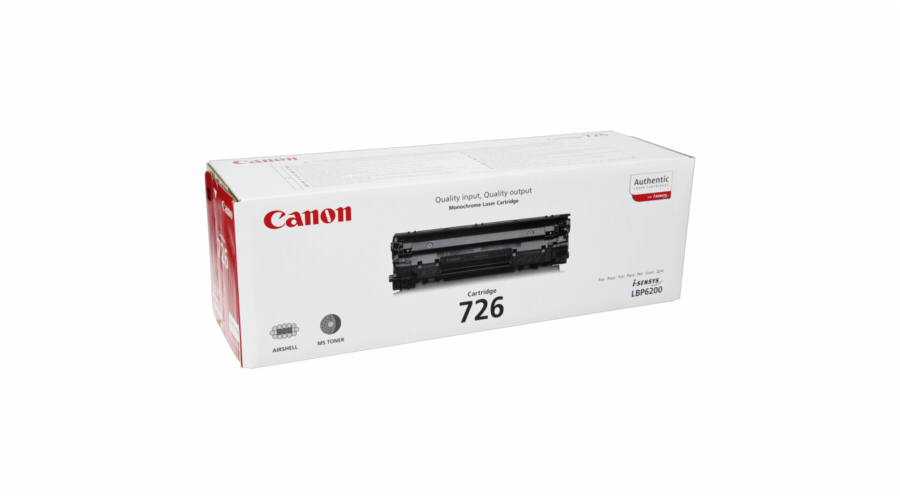 Canon 3483B002 - originální Canon TONER CRG-726 černý pro i-SENSYS LBP6200D, LBP6230dw (2 100 str.)
