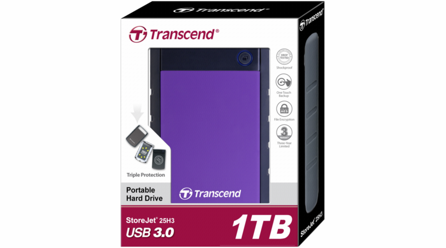Transcend StoreJet 2,5 25H3 USB 3.0 1TB