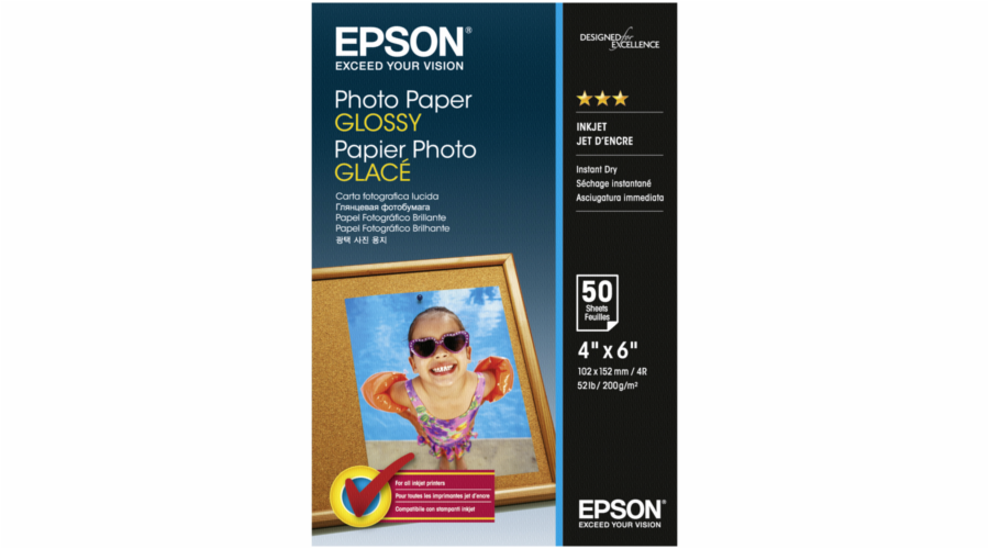Epson Photo papir leskly 10x15 cm 50 listu 200 g