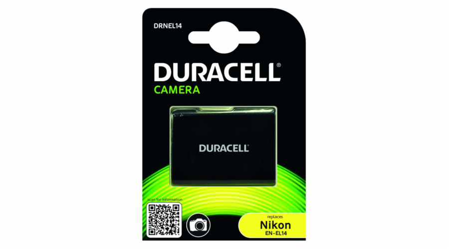 Duracell Li-Ion aku 1100 mAh pro Nikon EN-EL14 / EN-EL14a