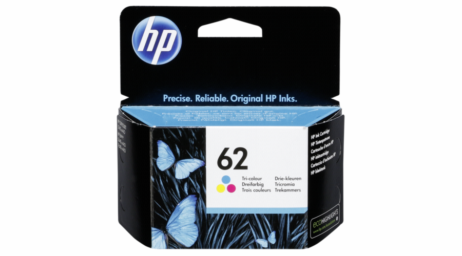 HP C2P06AE cartridge 3-barevná c. 62